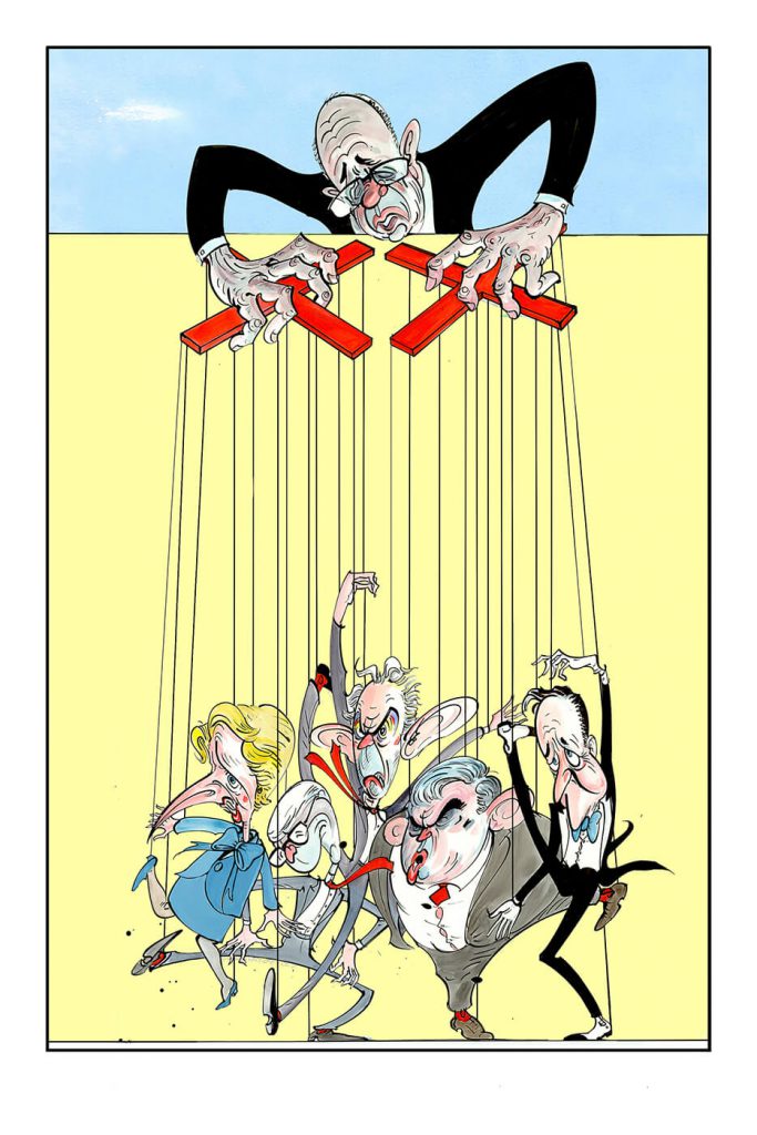 Pulling The Strings Gerald Scarfe