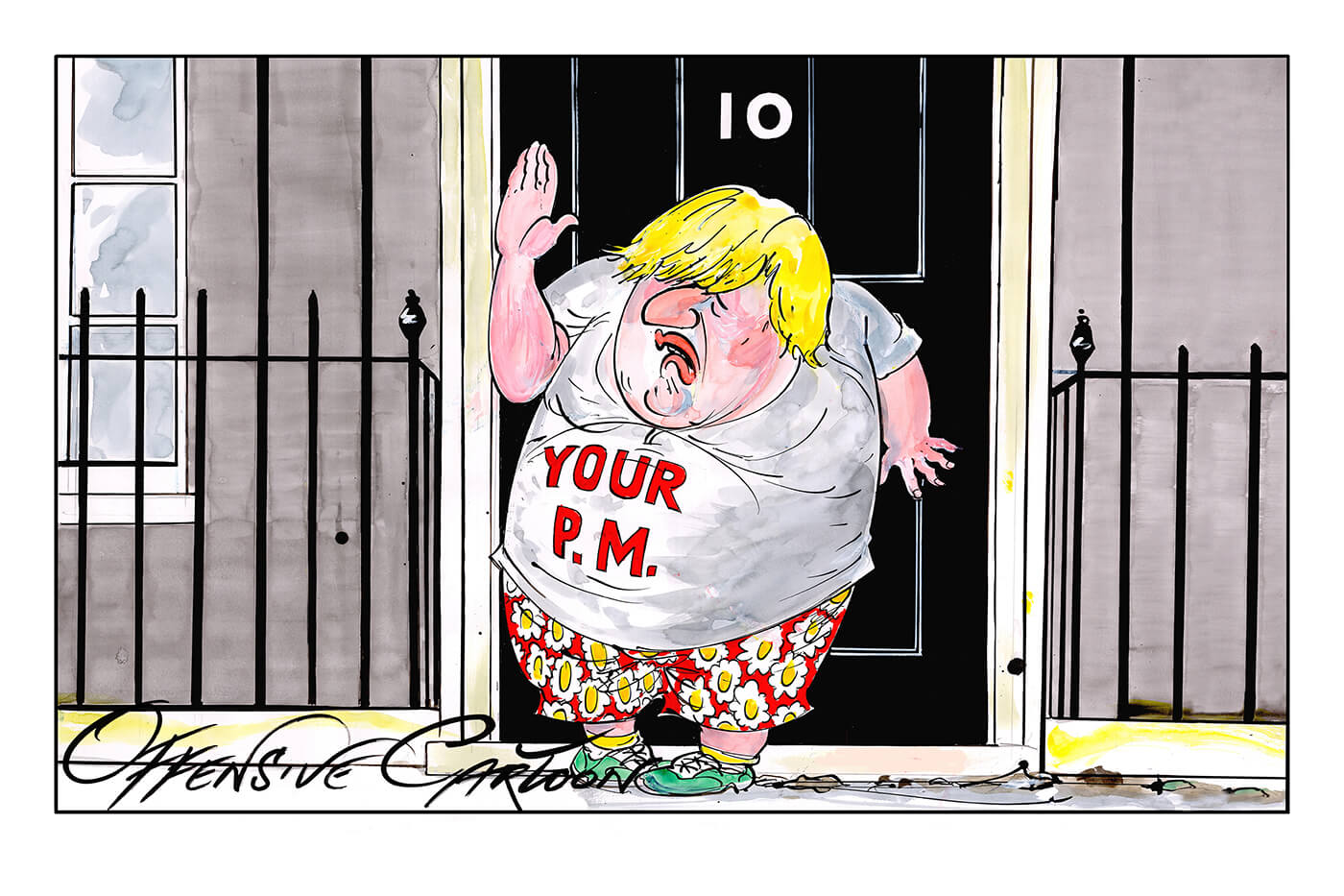 Boris Johnson – Offensive Cartoon