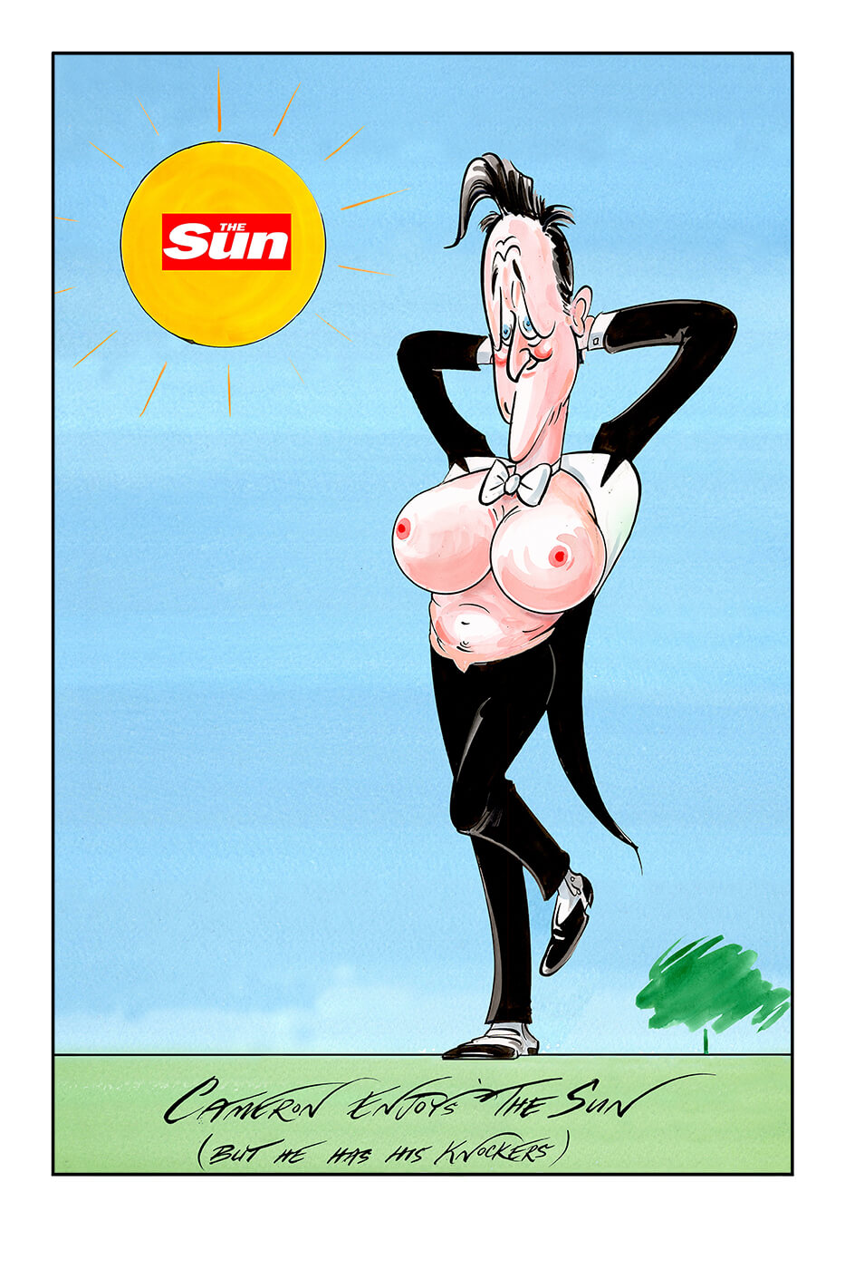 Cameron Enjoys The Sun